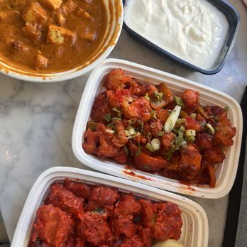 Patiala Indian Grill - Gobi 65 + Yogurt + Paneer Butter Masala - Indian Near Me - New York, New York Patiala Indian Grill - Gobi 65 + Yogurt + Paneer Butter Masala - Indian Near Me - New York, New York