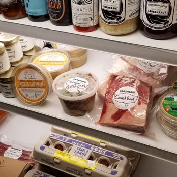 Marrow - Wonderful selection and presentation from one of their Deli cases mostly local - New American Near Me - Detroit, Michigan Marrow - Wonderful selection and presentation from one of their Deli cases mostly local - New American Near Me - Detroit, Michigan