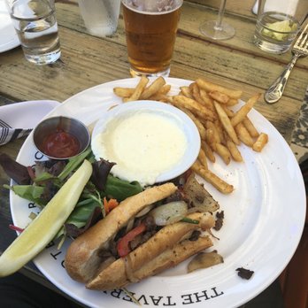 The Tavern - Cheese steak. Cheese sauce was great - Breakfast & Brunch Near Me - Miami Beach, Florida The Tavern - Cheese steak. Cheese sauce was great - Breakfast & Brunch Near Me - Miami Beach, Florida