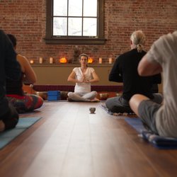 Inspire Studio - Centering at the end of class.
