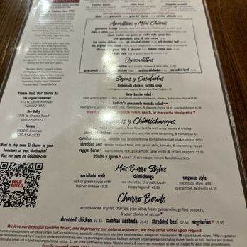 El Charro Cafe - Menu - Mexican Near Me - Tucson, Arizona El Charro Cafe - Menu - Mexican Near Me - Tucson, Arizona