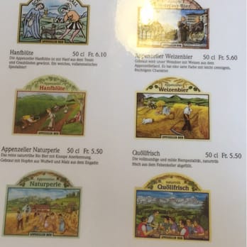 Restaurant Linde - Regional Beer Page 2 - Swiss Food Near Me - Appenzell, AI