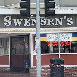 Exterior outside entrance of Swensen's - 3/12/22 - San Francisco, California Exterior outside entrance of Swensen's - 3/12/22 - San Francisco, California