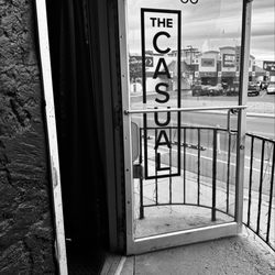 Casual Lounge - Front entrance (mirror view)
