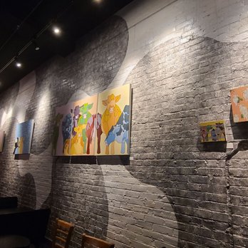 J P Licks - Coolidge Corner - Wall art inside - Ice Cream & Frozen Yogurt Near Me - Brookline, Massachusetts