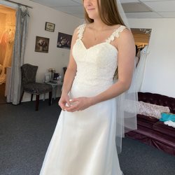 Blush Bridal - These straps were not part of the dress, but Rachel had so many options for straps that could be added to fit my style!