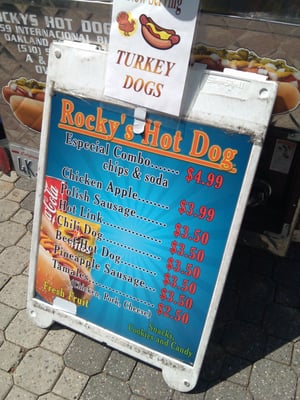 Menu photo 3 Rocky's Hot Dog Stand Oakland, CA Menu photo 3 Rocky's Hot Dog Stand Oakland, CA