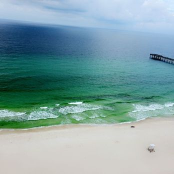Sterling Reef Condominiums - View from the balcony - Resorts Near Me - Panama City Beach, Florida