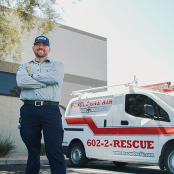 Rescue One Air - Another proud Rescue One Air expert service technician - Heating & Air Conditioning/HVAC Near Me - Tempe, Arizona Rescue One Air - Another proud Rescue One Air expert service technician - Heating & Air Conditioning/HVAC Near Me - Tempe, Arizona