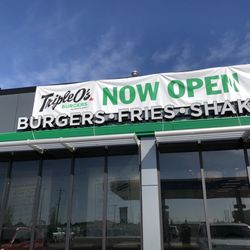 Triple O's - Open sign
