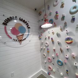 Bubble Waffle Ice Cream - Inside