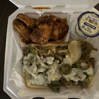 M Town Philly & Wings - Philly and wing combo - Chicken Wings Near Me - Mobile, Alabama
