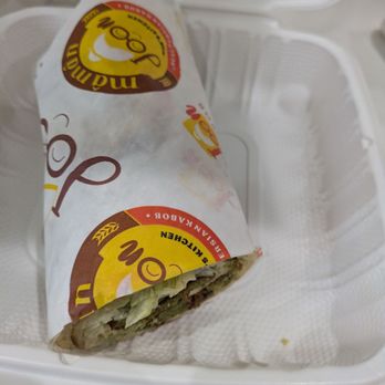 Maman Joon - 1/2 of the Falafel sandwich. - Persian/Iranian Near Me - Washington, DC, District of Columbia