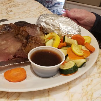 Cafe Bellini - 14 oz Prime Rib with baked potato and salad - Cafes Near Me - Sparks, Nevada