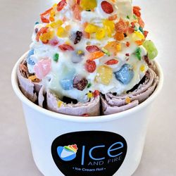 Ice and Fire Ice Cream - To-taro with the OG labeling