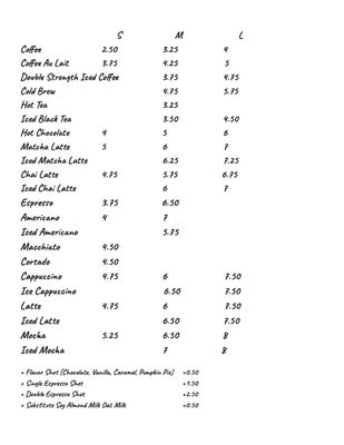Menu photo 1 19 Cafe Brooklyn, NY