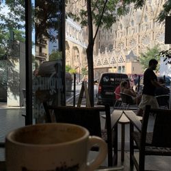 Buenas Migas - Latte and La Sagrada Familia