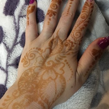 Nail'd It - First day of henna tattoo. It is supposed to get darker over the next few days. - Nail Salons Near Me - Newport News, Virginia