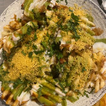 Bombay Pizza Kitchen - BOMBAY CHAAT FRIES - Pizza Near Me - Plymouth, Minnesota