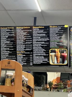 Menu photo 3 D’Todo Natural Bell, CA