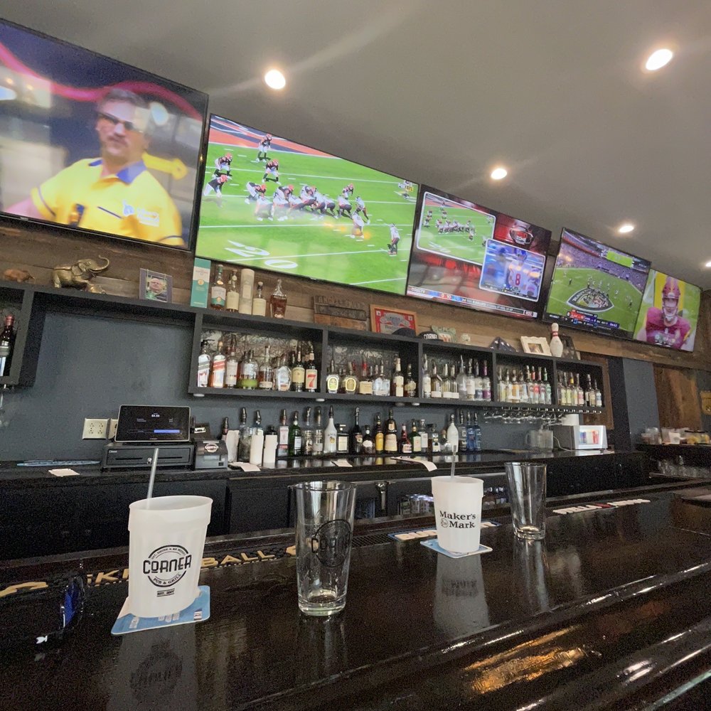The Corner Pub and Grill - Bar Area - Tons of TVs for all different games - Sports Bars Near Me - Ellisville, Missouri The Corner Pub and Grill - Bar Area - Tons of TVs for all different games - Sports Bars Near Me - Ellisville, Missouri