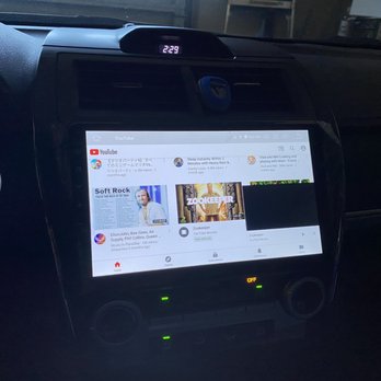Pro Auto Stereo Installation - Dasaita 10" car stereo with Apple CarPlay and playing YouTube from Android app - Car Stereo Installation Near Me - San Mateo, California