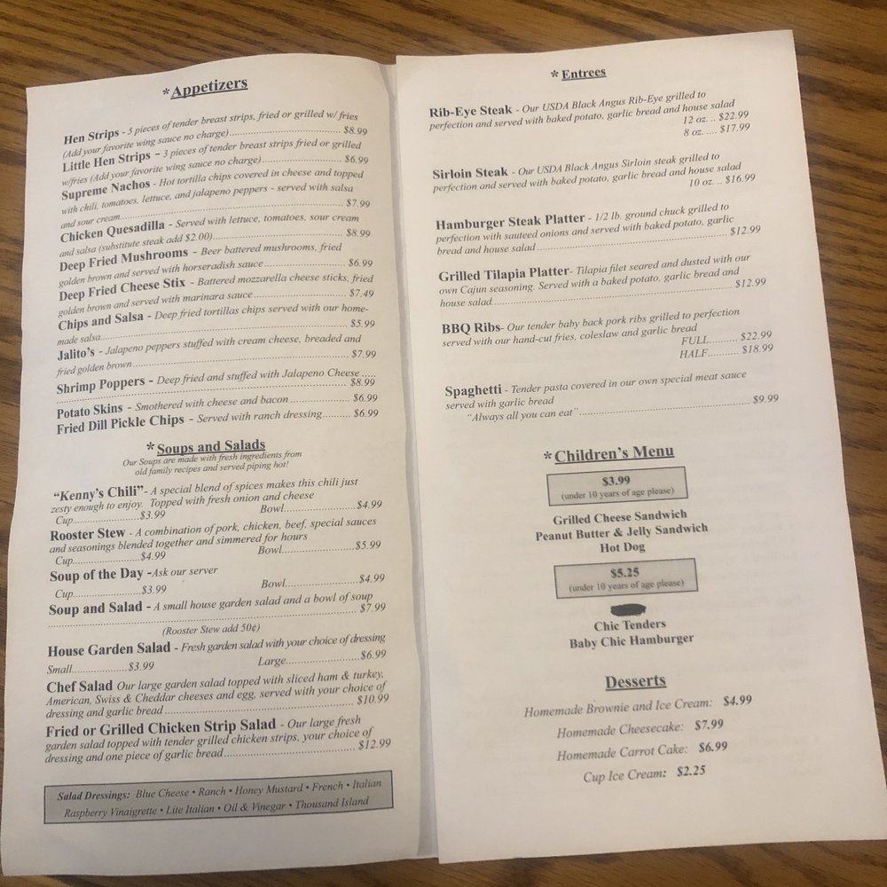 Rooster's Cafe - Menu - American Near Me - Cumming, Georgia Rooster's Cafe - Menu - American Near Me - Cumming, Georgia