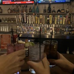 Brass Rail Pizza Bar - Cheers finally