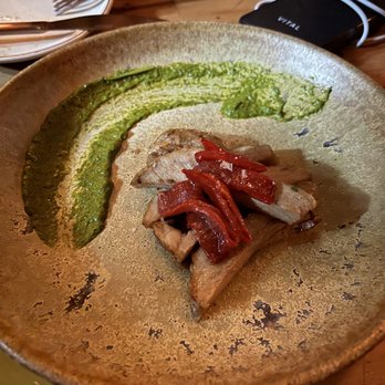 La Alcoba Azul - Iberian loin of pork - Tapas Bars Near Me - Barcelona, B La Alcoba Azul - Iberian loin of pork - Tapas Bars Near Me - Barcelona, B