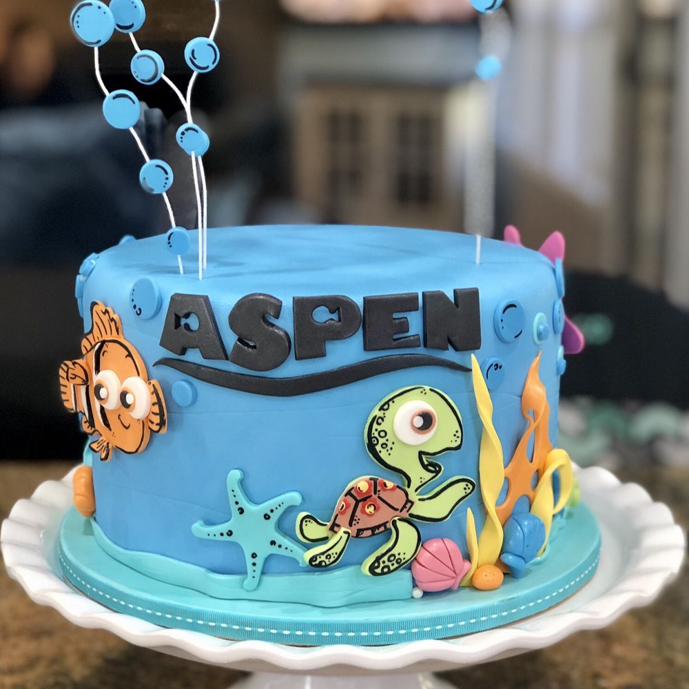 Finding Nemo cake Finding Nemo cake