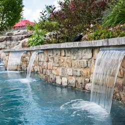 Fronheiser Pools - Sheers waterfall feature at Fronheiser Pools