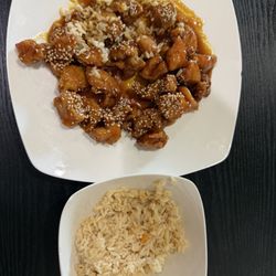 Sunny's Stir Fry - Sesame Chicken and fried rice
