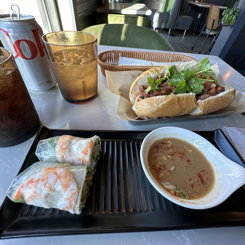 Lantern Vietnamese Kitchen - So good! I had the Spring Rolls - 2 Rolls but in the pic I already ate one and the Pork Belly Banh Mi. - Breakfast & Brunch Near Me - Rancho Cucamonga, California Lantern Vietnamese Kitchen - So good! I had the Spring Rolls - 2 Rolls but in the pic I already ate one and the Pork Belly Banh Mi. - Breakfast & Brunch Near Me - Rancho Cucamonga, California