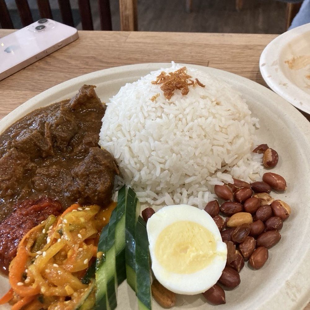 Sago - Nasi Lemak Beef Rendang - Malaysian Near Me - Cincinnati, Ohio Sago - Nasi Lemak Beef Rendang - Malaysian Near Me - Cincinnati, Ohio