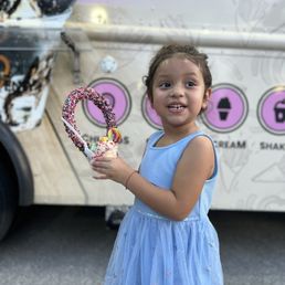 My daughter love the sprinkles churro My daughter love the sprinkles churro