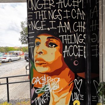 Angela Davis Mural - Public Art Near Me - Austin, Texas