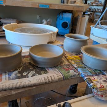 Studio 550 Arts Center - Some pieces I threw after a few weeks of classes! - Arts & Crafts Near Me - Manchester, New Hampshire Studio 550 Arts Center - Some pieces I threw after a few weeks of classes! - Arts & Crafts Near Me - Manchester, New Hampshire