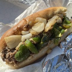 Paradise Treats - Cheese steak sandwich