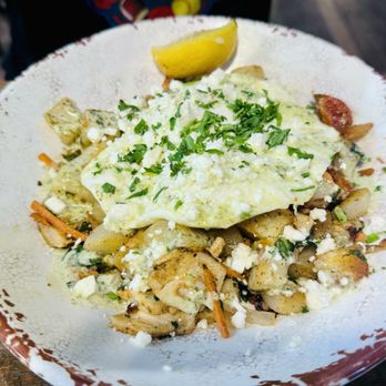Sun & Fork - Pesto Chicken Bowl with potatoes - Breakfast & Brunch Near Me - Nashville, Tennessee Sun & Fork - Pesto Chicken Bowl with potatoes - Breakfast & Brunch Near Me - Nashville, Tennessee