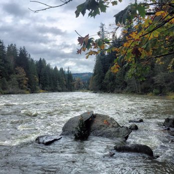 Snoqualmie Falls - Bottom of the waterfall - Parks Near Me - Snoqualmie, Washington