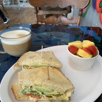 Monkey Business Cafe - Javi's Breakfast Sandwich - Sandwiches Near Me - Fullerton, California