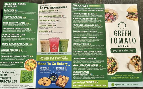Menu photo 5 Green Tomato Grill Orange, CA