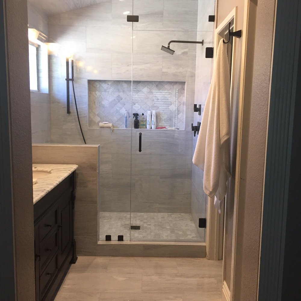 MasterPlan Construction - After picture. Thanks, George and the cornerstone construction team for turning our normal old bathroom into a mini spa retreat! - General Contractors Near Me MasterPlan Construction - After picture. Thanks, George and the cornerstone construction team for turning our normal old bathroom into a mini spa retreat! - General Contractors Near Me
