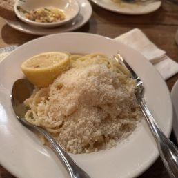 lemon pasta dish lemon pasta dish