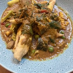 Giggling Squid - Sea bass curry