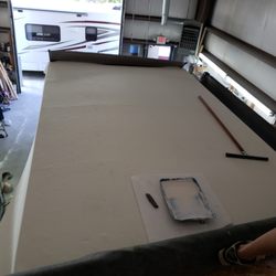 Doctor Fiberglass - Laying out new rubber