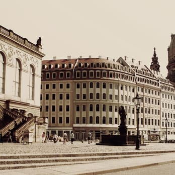 QF-Passage Dresden - left: Johanneum // center: QF-Passage Dresden // right: Frauenkirche - Shopping Passages Near Me - Dresden, SN
