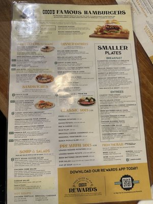 Menu photo 3 Coco's Mission Hills, CA