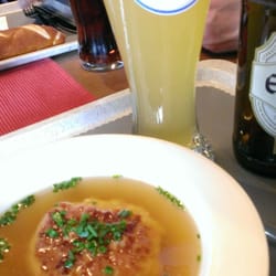 Krings-Alm - Kaspressknödelsuppe. Deftig lecker...
