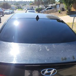 Tinted windows. Excuse the lack of wash.